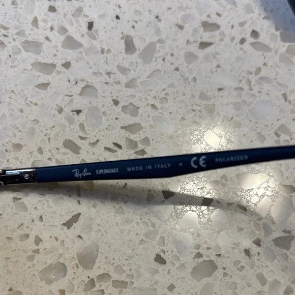 Ray-Ban Black Frame with Blue Lenses Sunglasses
